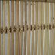 Screen 3 panels bamboo, rattan and wicker 1970 vintage