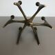 Brutalist bronze candleholder by Michael Harjes, Germany, 1960