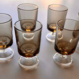 Smoked cavalier liqueur glasses