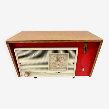Ancienne radio à lampe de motel