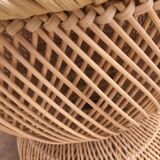 Table nomade en rotin
