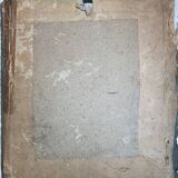 Watercolor Painting "Young Woman with Basket" Gustave Roux (1828-1885)