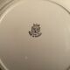 Ancient dish with anses in rose ceramics signed saint-amand