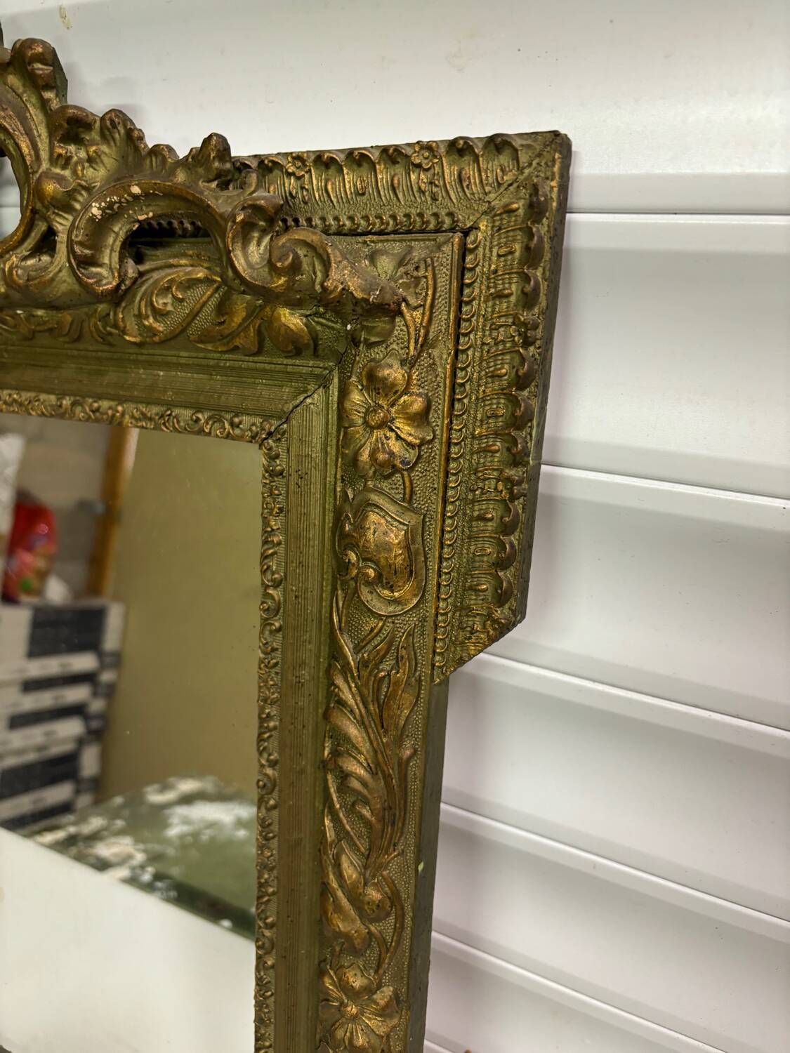 Small old mirror