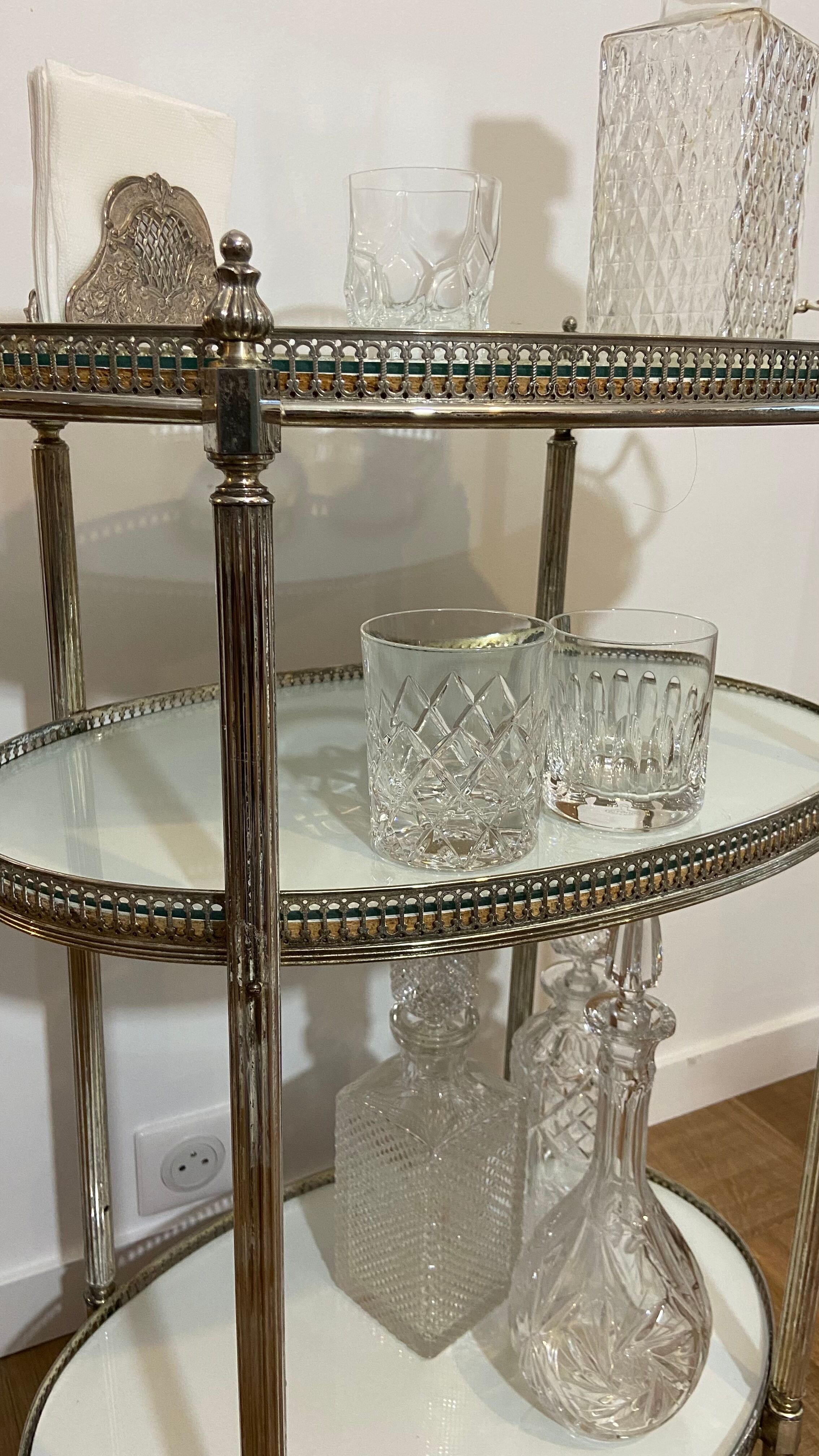 Oval roller serving table 1960/70