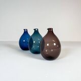 Midcentury set of 3 bird bottles/vases by Timo Sarpaneva Iittala