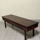 Table with three integrated drawers, 1960s.