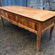 Antique Louis XV table with 3 drawers and 1 pull-out in solid cherry wood
