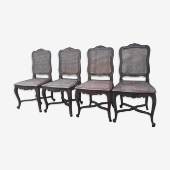 4 chaises style régence