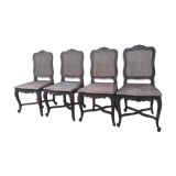 4 regency-style chairs