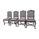 4 regency-style chairs