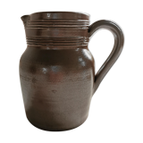 Handcrafted handcrafted brown vintage Berry sandstone pitcher