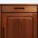 Danish teak Dyrlund credenza with visible joints, drawers and doors