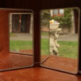 Triptyque miroir de barbier - 60x24cm