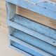 Burmese teak wall shelf