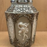 Gray & silver vase