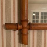 Vintage bamboo mirror  40x46cm