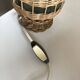 Lampe en osier Provence 1960s