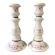 Pair of porcelain candlesticks from Paris
