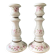 Pair of porcelain candlesticks from Paris