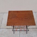 Table d appoint porte revue scoubidou vintage