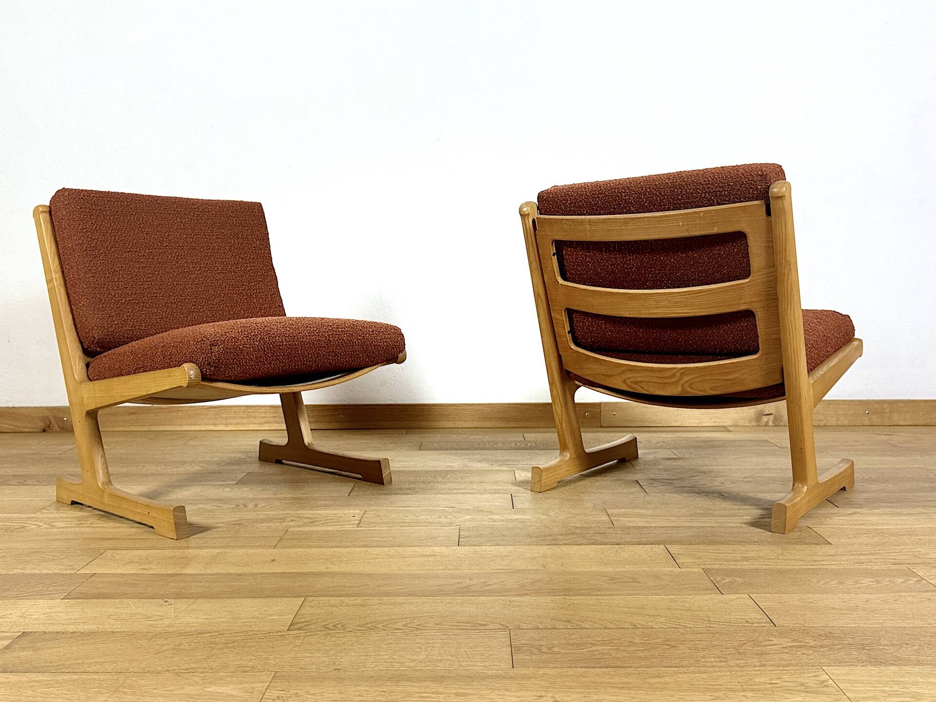 Chauffeuses Scandinave 1960 par Ditte & Adrian Heath Modèle 242 s