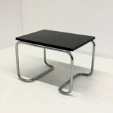 Acerbis dining table with black oak top by Giotto Stoppino