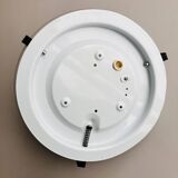 IKEA vintage ceiling light from the 80s in frosted glass, Memphis style.