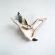 Oiseau en céramique à suspendre