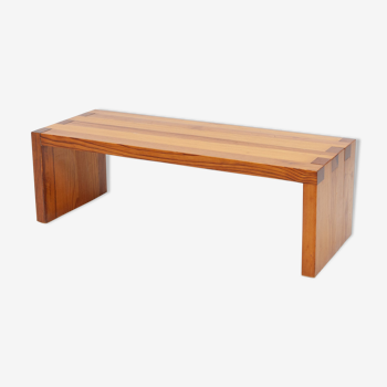 Solid pine bench, table, Ate van Apeldoorn