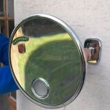 Chrome magnifying luminous mirror brand Brot 50s-60s