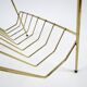 Brass magazine rack 1950s