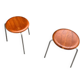 Set of Mid-Century Danish Model 3170 Dot Stool by Arne Jacobsen for Fritz Hansen, 1968
