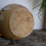 Water pitcher vase old décor daisies