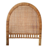 Rattan and wicker headboard