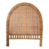 Rattan and wicker headboard