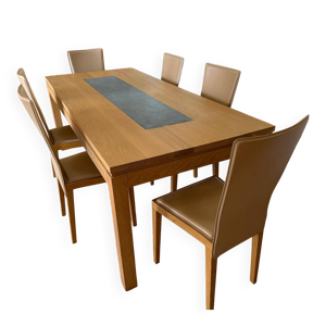 Table chêne massif et