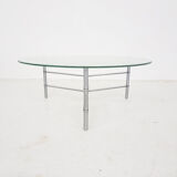 Table basse ronde en verre