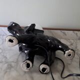 Lampe éléphant et opaline