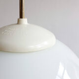 Vintage czechoslovak bakelite hanging lamp, 1960s
