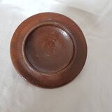 Ancien pot à tabac en grès de Beauvaisis décor floral Parfait état