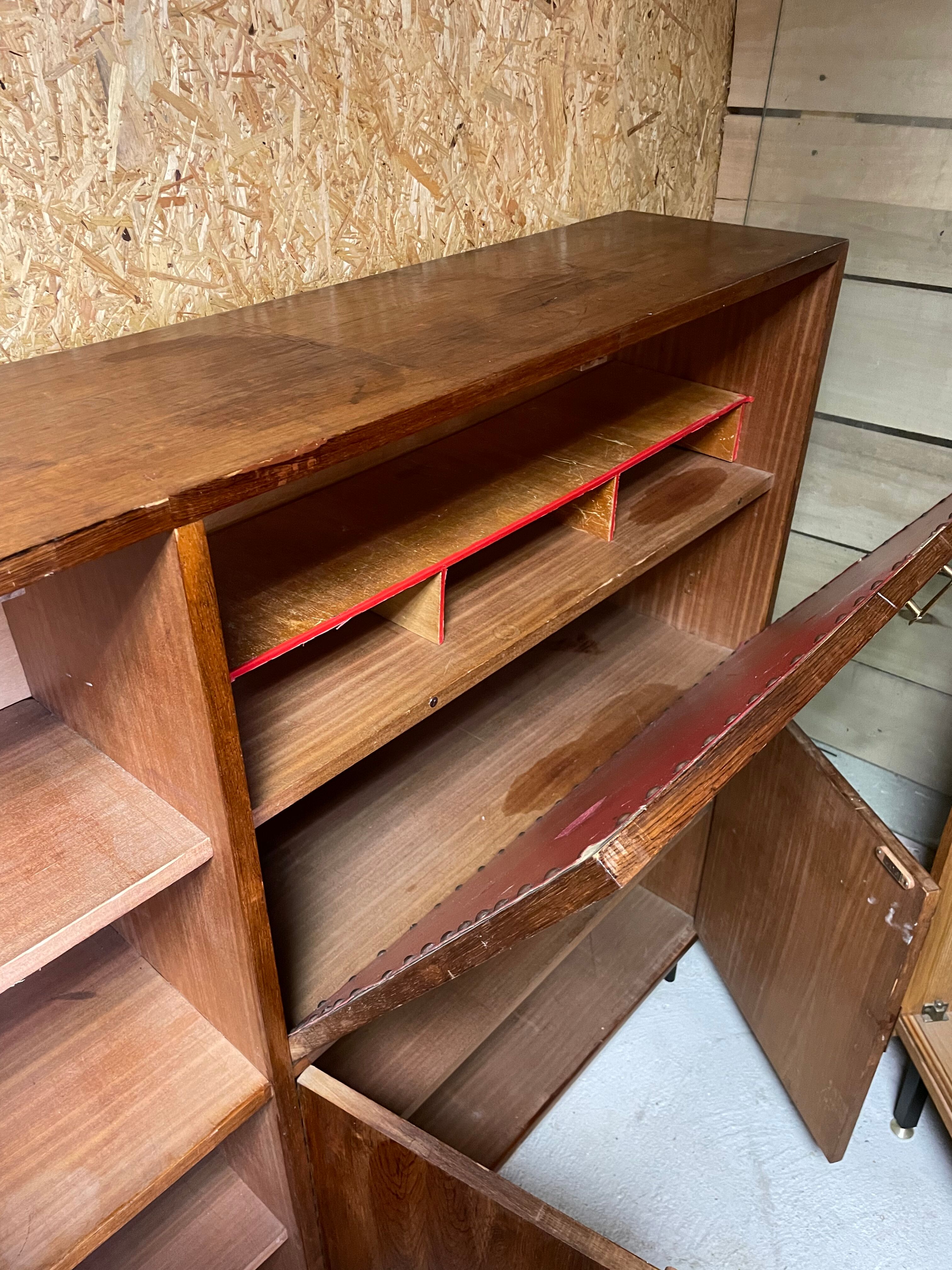 Meuble secrétaire vintage années 60