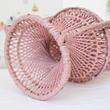 Pink Emmanuelle wicker chair
