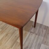 Scandinavian extendable meal table Denmark teak 1960