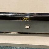 Italian Chrome Wall Lights, 1980s, Set of 2