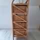 Commode en rotin