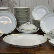 Table service in Limoges porcelain J.B Tricard and Co.