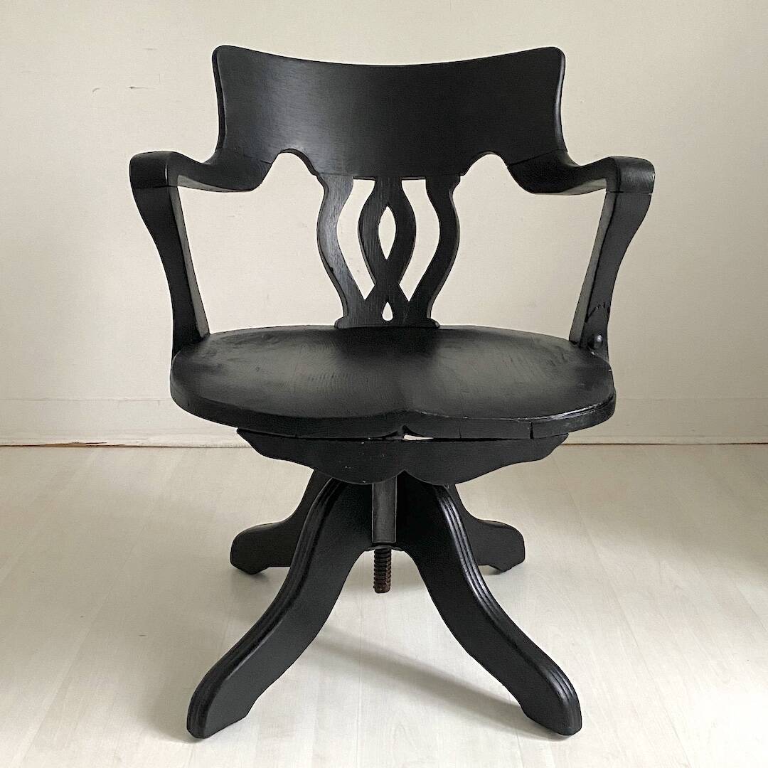 American office chair from the late 19th century