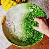 Serving dish with celery barbotine