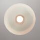 Mid-Century Italian Saucer Glass and Brass Pendant Lamp